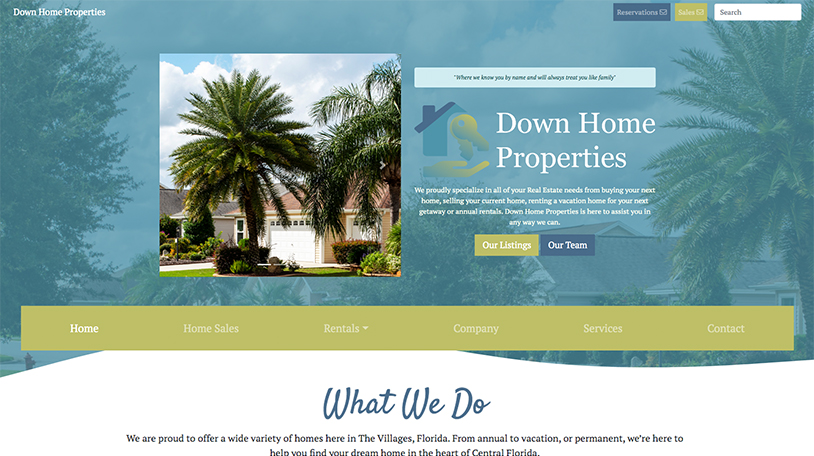 Website Design for Real Estate in The Villages